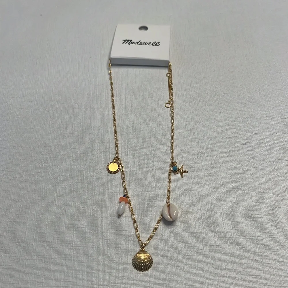 NWT Madewell Cabana Charm Necklace - Picture 2 of 6
